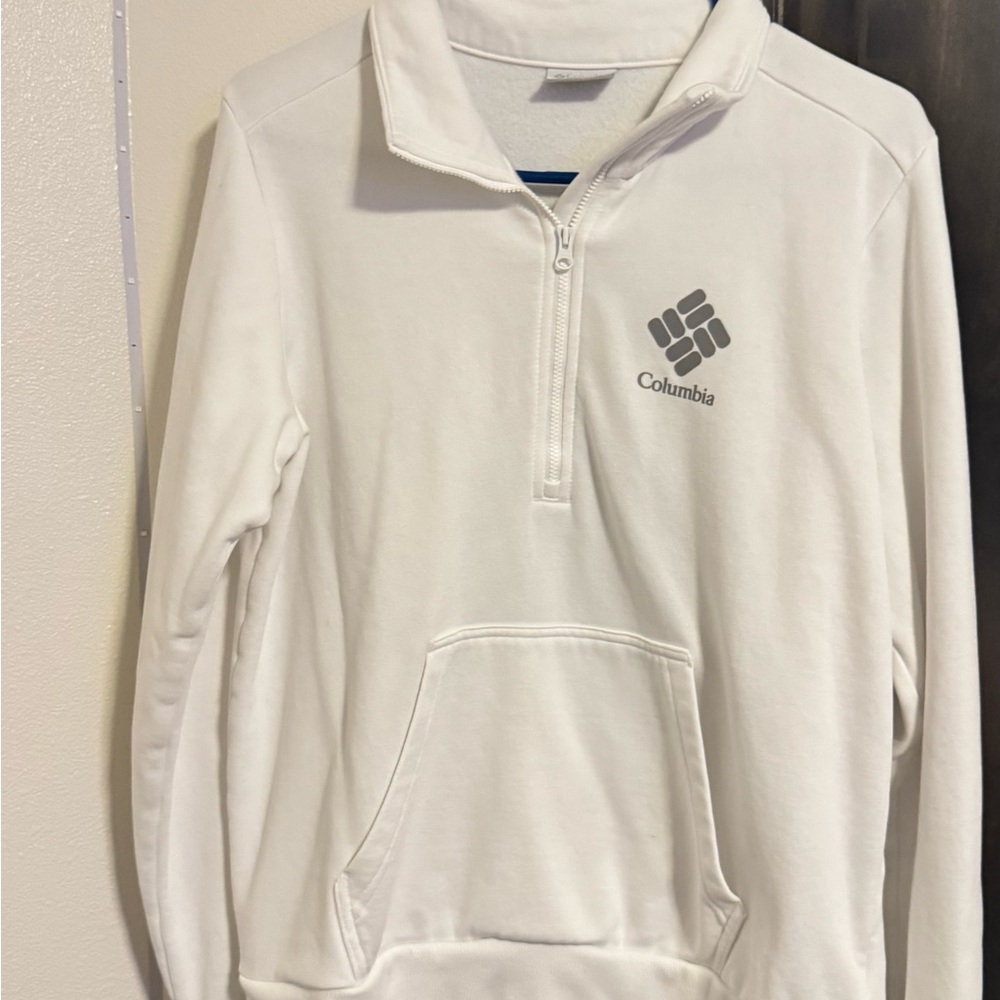 Columbia Women's White Zip-Up Jacket